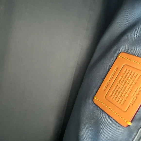 Coach Large Rowan Satchel in Signature Denim.